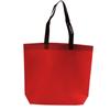Bolsa não tecida portátil personalizada bolsa de proteção ambiental dobrável impressão logotipo publicitário loja de roupas sacola de compras para presente em estoque atacado