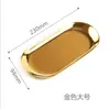 Prato Oval Estilo Nórdico Bandeja de Armazenamento de Joias Aço Inoxidável Kit de Velas de Aromaterapia Bandeja de Armazenamento de Ferramentas