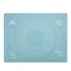 Tapete Engrosado de Silicona para Amasar en Stock, Tapete de Silicona para Hornear Casero, Herramienta de Tabla para Hornear y Amasar de Cocina