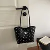 Comercio Exterior Transfronterizo Lunares Casual 2026 PU Nueva Moda Gran Capacidad Colgante Hombro de Mano Bolso Tote Mujer