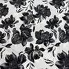 Em estoque 110g fosco carda quebrada liso cetim estampado abstrato tecido vestido camisa feminino terno casual tecido