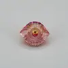 Producto Popular de Xiaohongshu: Ojo de Cielo Zirconia de Alto Carbono Corte Fuego Marquise 6x7.5mm Ojo del Diablo Aretes de Tachuela de Zirconia Venta al por Mayor