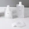Bolsa de refil para viagem cosméticos loção gel de banho shampoo viagem de negócios portátil pequeno limpador facial frasco de refil descartável