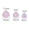 Contas Redondas de Borracha Acrílica com Acabamento em Laca 8/10/12mm para Pulseiras e Colares DIY Feitos à Mão Kit de Materiais Acessórios