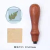 Cabeza de Cobre en Blanco para Sello de Cera con Mango de Palo de Rosa, en Stock, Cabeza de Sello en Blanco para Exportación, Material para Sello de Cera