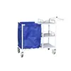 Carrito de Salón de Belleza, Carrito de Maquillaje, Carrito Espesado para Cuidado Matutino, Carrito de Basura Hospitalario, Carrito de Desechos de Acero Inoxidable 304