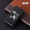 Estuche Delgado para Cigarrillos para 20 Cigarrillos, Ultra-Delgado Portátil para Hombre, Automático Pop-Up, Resistente a la Humedad, Aleación de Aluminio Grabada, Estuche de Cigarrillos de Gama Alta