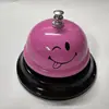 Cascabel de expresión colorida con la lengua afuera, campana de llamada para recepción, accesorio de respuesta para juegos de jardín de infantes, cascabel interactivo de entrenamiento para mascotas