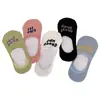 Calcetines tobilleros de letras para mujer, verano, finos, estilo ins, moda japonesa universitaria, simples, combinan con todo, calcetines invisibles para mujer, cortos, absorbentes de sudor