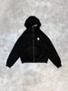 Sudadera con capucha y cremallera de punto para hombre y mujer, con estampado de patrón de marca europea y americana de moda transfronteriza, estilo casual Harajuku, parte superior