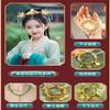 Hanfu de regalo de cumpleaños para niños con cuentas antiguas de gran venta con joyería Bolsa de material DIY hecho a mano para mujeres