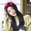 9535 Gorro de Esquí a Prueba de Viento de Invierno Forrado de Polar para Hombres y Mujeres Estilo Normcore Europeo y Americano Tejido Cálido de Lana