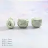 Pulseira de Contas Cerâmicas Cabeça de Gato Fofa Desenho Animado Acessórios para DIY Contas de Animais Acessórios para Pulseira de Contas Soltas Material para Corrente de Celular