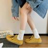 Mocasines Versátiles Slip-On para Mujer, Zapatos Birkenstock de Suela Gruesa, Zapatos Casuales Retro Planos Nuevos de Primavera y Otoño 2025