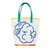 Bolsa de Mão de Gelatina em PVC Bolsa de Praia Bolsa Transparente Verão Feminina Viagem Bolsa para Celular Bolsa de Armazenamento Fofa Grande Capacidade
