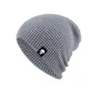 Gorro de Punto sin Visera a Prueba de Frío de Terciopelo con Logo de Calavera para Deportes y Ocio al Aire Libre para Hombres y Mujeres