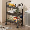 Estantería de Almacenamiento de Espacio Estrecho Detrás de la Puerta del Baño, Carrito de Piso para Grietas del Inodoro, Estante para Espacios del Baño, Estantería para Entrada