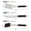 En Stock Mango de Acero Inoxidable Pintado en Spray Set de Herramientas para Barbacoa Amazon, Set de 18 Piezas de Utensilios para Barbacoa Incluyendo Pinzas, Espátula, Tenedor y Cepillo