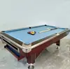 Mesa de Billar de Nueve Bolas de Lujo Estándar Americano 299.7cm Sexta Generación Cuarta Generación Guangdong Qiangli Fabricante de Mesas de Billar Estilo Francés Venta al por Mayor