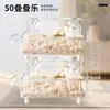 Jaula para Hámster Villa de Lujo Hámster Dorado Acrílico Transparente Caja de Cría Barata Grande Nido Decorativo