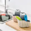 Cesta de Almacenamiento Colgante para Fregadero sin Taladro, Soporte para Esponja de Cocina, Organizador de Rejilla de Drenaje para Fregadero de Cocina