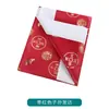 Sudario para cremación, hermoso satén de cinco capas con estampado dorado, sudario y colchón cubiertos de oro y plata, juego completo para hombres y mujeres