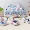 Estilo Igual a Xiaohongshu Figura de Hada Zorro Pequeño Tushan Piedra de Cristal Caja Sorpresa Muñeco Zorro de Nueve Colas Decoración de Escritorio de Moda