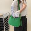 Bolso de axila estilo coreano 2023 bolso de gran capacidad para mujer simple primavera Bolso grande tote bolso media luna correa de hombro hueca bolso de mujer