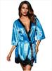 Suministro transfronterizo caliente comercio exterior europeo y americano sexy encaje talla grande tela aceitosa brillante camisón camisón ventas directas de fábrica