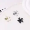 Nuevos Accesorios de Aleación con Flor de Resina de Moda Ojo de Gato Diamante Material para Joyería DIY Flor Pequeña Simple Elegante Versátil