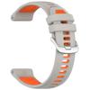 Adecuado para Correa de Reloj Garmin Forerunner970 Jia 970 Reloj 22mm Silicona Bicolor Deportiva Correa de Muñeca