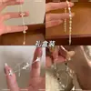 Xiaotao Zhuozhuo 2025 Pulsera de Mariposa Flor Regalo para Novia Estilo Chino Lujo Accesible Nicho Flor de Durazno Estilo Caliente Douyin