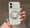 Funda de teléfono para gato en forma de corazón, compatible con Apple 17 Pro Max, iPhone 16 y teléfonos Huawei, con un diseño de ventana en forma de corazón
