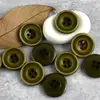 Botões de Resina Verde Retrô Laranja Textura de Fruta Imitação Botões para Terno Blazer Casaco Longo Sobretudo Botões para Vestuário