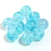 Acrílico Transparente Manchas de Salpicaduras de Tinta Graffiti Cuentas Sueltas Cuentas Redondas Pendientes Pulseras Accesorios para Joyería DIY Venta al por mayor