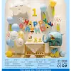 Set de Globos de Cumpleaños, Decoración para Fiesta de Cumpleaños de Novia en San Valentín, Globos de Papel de Aluminio, un Set Completo con un Toque de Lujo