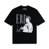 Hesito os Ricos Segunda Geração Bonitos High Street Erd Manga Curta Atacado Transfronteiriço Soltos Casuais Tops Camisetas para Homens e Mulheres Verão