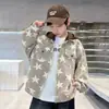 Roupa infantil, jaqueta com capuz de outono para meninos, novo estilo outono/primavera 2026, para crianças mais velhas, jaqueta de outono da moda para meninos