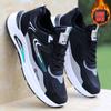 Zapatos de Algodón de Invierno para Hombre, Nuevos Zapatos Deportivos Acolchados de Terciopelo, Zapatos Casuales Versátiles de Moda con Suela Gruesa Antideslizante, Zapatos para Correr para Hombre