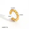 Pendientes de Acero Inoxidable Transfronterizos con Clip para Oreja Hueso de Oreja Chapados en Oro de 18 Quilates, No se Desvanecen, Sin Perforación, Pendientes Versátiles de Gama Alta