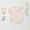 Mameluco para Bebé Recién Nacido de Verano Clase A de Manga Corta Lindo Mono de Princesa para Bebés Niñas