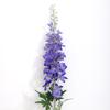 Delphinium de Rama Grande Simulado Plantado con Cabello para Piso Interior Hogar Adornos de Flores de Plástico Sala de Estar Decorativa Delphinium Simulado