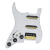 ST pastilla de panel simple doble pastilla de guitarra eléctrica simple de doble vía pequeña con corte interruptor de ruptura orificio para auriculares