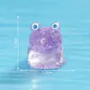Nuevos productos transfronterizos: Accesorios decorativos DIY de tortuga brillante, rana, triceratops y salamandra, figurillas de resina en miniatura para micropaísajes