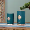 Pequeño tamaño grande dos libras y media latas redondas de papel latas para té té negro té verde empaque universal para té caja vacía en stock