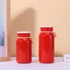 Taza de Leche Nueva Elegante de Color Sólido Estilo Japonés, Taza Simple Aislada de Acero Inoxidable 304, Botella de Agua Portátil para Deportes al Aire Libre
