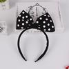 Diadema con lazo de tela, bonita y dulce diadema coreana, ideal para selfies, venta al por mayor