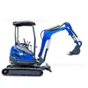 Excavadora Compacta de 2.5 Toneladas para Exportación por Haituo, Excavadora Pequeña Multifuncional para Granjas, Se Puede Equipar con Varios Accesorios
