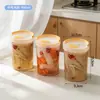 BNBS Recipiente Hermético de Plástico para Pepinillos Grado Alimenticio Caja de Almacenamiento para Rábanos Encurtidos Caseros Caja Multiespecificación para Conservar Fresco