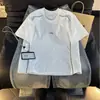 Camiseta Esportiva Patchwork de Meia-Manga com Listras Refletivas Estilo Americano para Homens, Camiseta Versátil de Manga Curta com Estampa de Letras, Fresca e Respirável para Casais